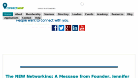 What Connectnowbusinessnetwork.com website looked like in 2018 (6 years ago)