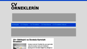 What Cvorneklerin.com website looked like in 2018 (6 years ago)