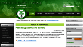 What Chimiciroma.it website looked like in 2018 (6 years ago)