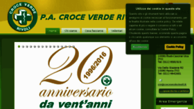 What Croceverderivoli.it website looked like in 2018 (6 years ago)