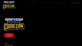 What Comicconmumbai.com website looked like in 2018 (6 years ago)