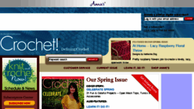 What Crochetmagazine.com website looked like in 2018 (6 years ago)
