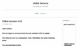 What Chbot.wordpress.com website looked like in 2018 (6 years ago)