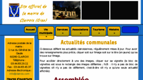 What Clairoix.fr website looked like in 2018 (6 years ago)