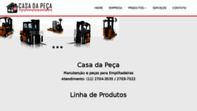 What Casadapeca.com.br website looked like in 2018 (6 years ago)