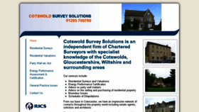 What Cotswoldsurveysolutions.co.uk website looked like in 2018 (6 years ago)
