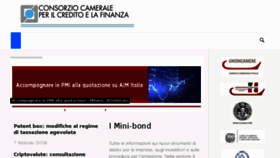 What Consorziocamerale.eu website looked like in 2018 (6 years ago)