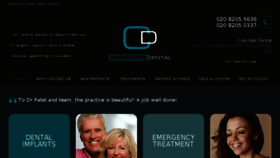 What Colindaledental.co.uk website looked like in 2018 (6 years ago)