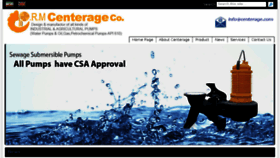 What Centerage.com website looked like in 2018 (6 years ago)
