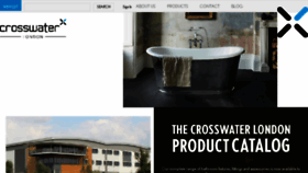 What Crosswater.co.uk website looked like in 2018 (6 years ago)