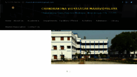 What Chandrakonavm.ac.in website looked like in 2018 (6 years ago)