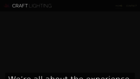 What Craftlighting.co website looked like in 2018 (6 years ago)