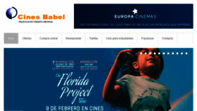 What Cinesalbatrosbabel.com website looked like in 2018 (6 years ago)
