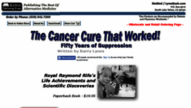 What Cancer-cure-that-worked.com website looked like in 2018 (6 years ago)