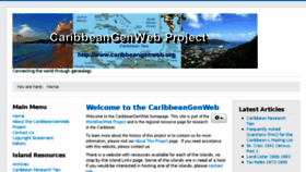 What Caribbeangenweb.org website looked like in 2018 (6 years ago)