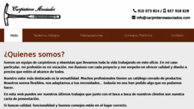 What Carpinterosasociados.com website looked like in 2018 (6 years ago)