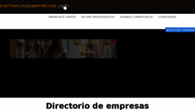 What Comerciosyservicios.com website looked like in 2018 (7 years ago)
