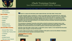 What Clarktraining.org website looked like in 2018 (6 years ago)