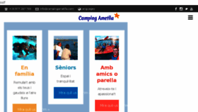 What Campingametlla.com website looked like in 2018 (6 years ago)