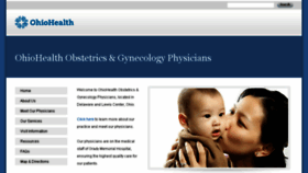 What Centralohioobgyn.com website looked like in 2018 (6 years ago)