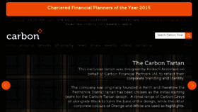What Carbonfinancial.co.uk website looked like in 2018 (6 years ago)