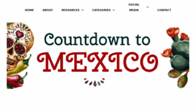 What Countdowntomexico.com website looked like in 2018 (6 years ago)