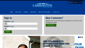 What Carringtonms.com website looked like in 2018 (6 years ago)