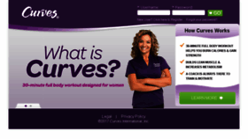 What Curvescomplete.com website looked like in 2018 (6 years ago)