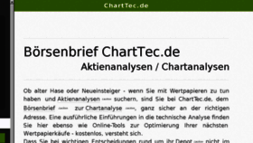 What Charttec.de website looked like in 2018 (6 years ago)