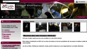 What Clinique-veterinaire-du-confluent.com website looked like in 2018 (6 years ago)