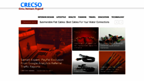 What Crecso.com website looked like in 2018 (6 years ago)