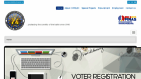 What Comelec.gov.ph website looked like in 2018 (6 years ago)
