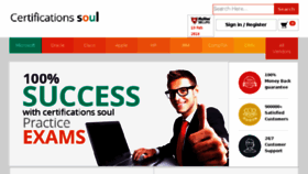 What Certificationssoul.com website looked like in 2018 (6 years ago)