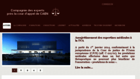 What Cej-caen.fr website looked like in 2018 (6 years ago)