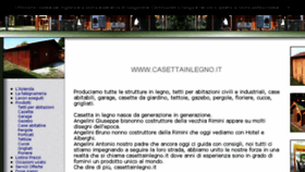 What Casettainlegno.it website looked like in 2018 (6 years ago)
