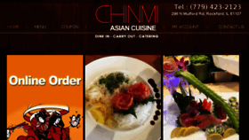What Chinmisushi.com website looked like in 2018 (6 years ago)