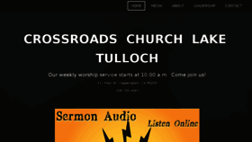 What Crossroadslaketulloch.org website looked like in 2018 (6 years ago)