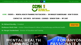 What Childmentalhealthcentre.org website looked like in 2018 (6 years ago)