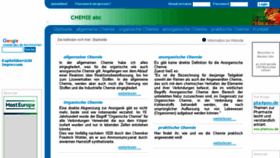 What Chemie-abc.de website looked like in 2018 (6 years ago)
