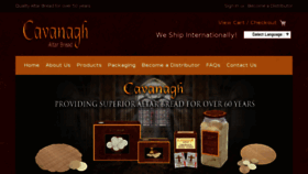 What Cavanaghco.com website looked like in 2018 (6 years ago)