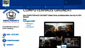 What Computerhaus-hamburg.de website looked like in 2018 (6 years ago)