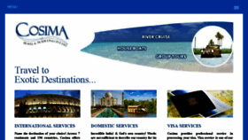 What Cosimaholidaysindia.com website looked like in 2018 (6 years ago)