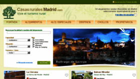 What Casasruralesmadrid.com website looked like in 2018 (6 years ago)