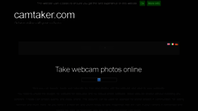 What Camtaker.com website looked like in 2018 (6 years ago)