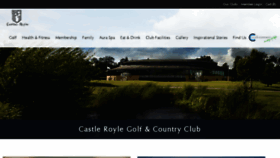 What Castleroyle.com website looked like in 2018 (6 years ago)