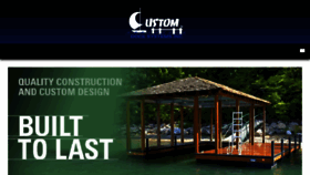 What Customdocksystems.com website looked like in 2018 (6 years ago)