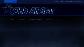 What Cluballstar.com website looked like in 2018 (6 years ago)