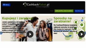 What Cashbackrabat.pl website looked like in 2018 (6 years ago)