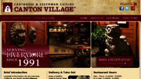 What Cantonvillage.com website looked like in 2018 (6 years ago)