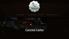 What Cascinalama.it website looked like in 2018 (6 years ago)